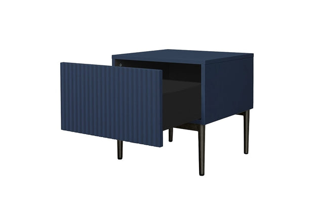 Set 2 comodini con cassetto Nicole 46-1SZ Nero (5) & BGRTPL-NICOLE-SZAFKA-NOCNA-46-1SZ-CZARNY