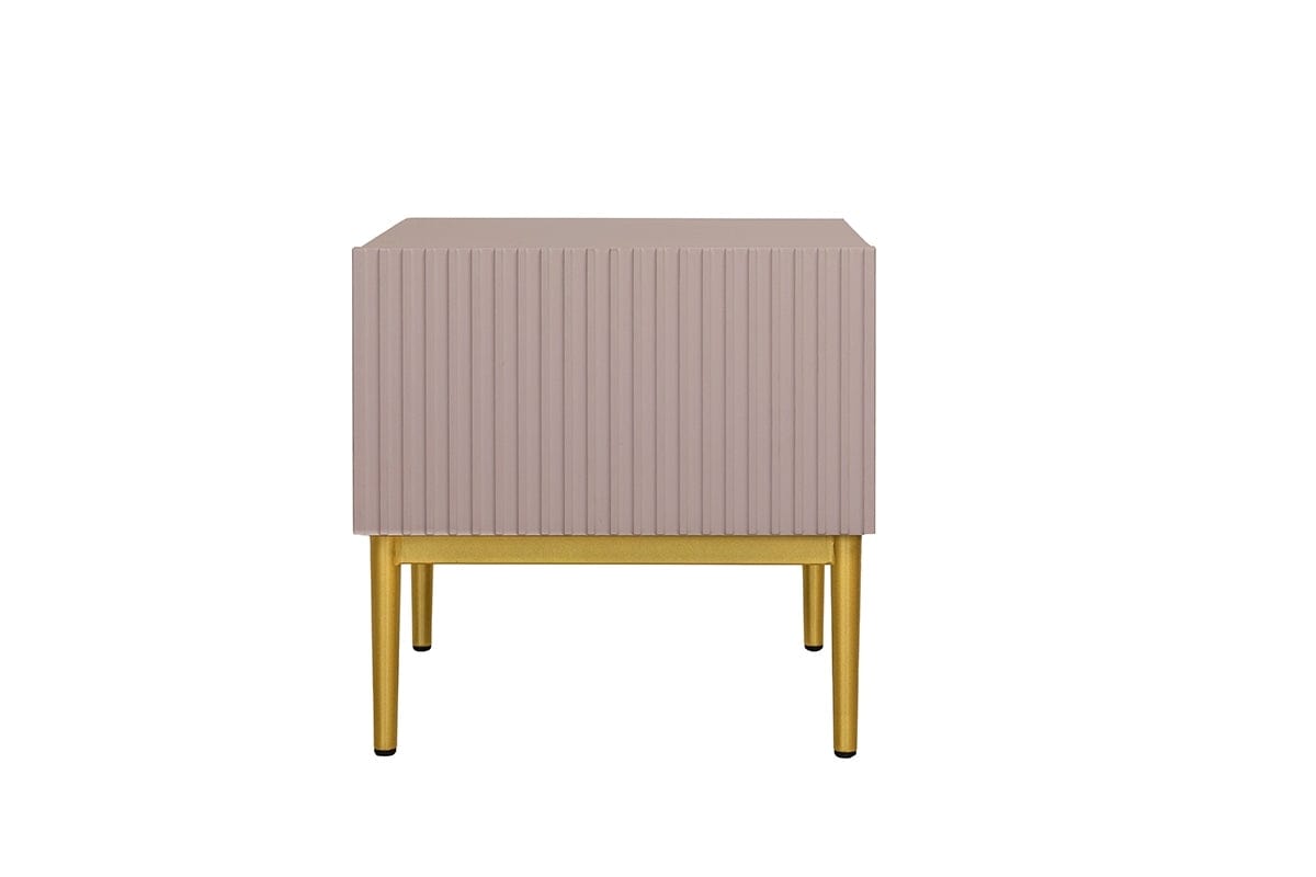 Set 2 comodini con cassetto Nicole 46-1SZ Oro (2) & BGRTPL-NICOLE-SZAFKA-NOCNA-46-1SZ-ZLOTY