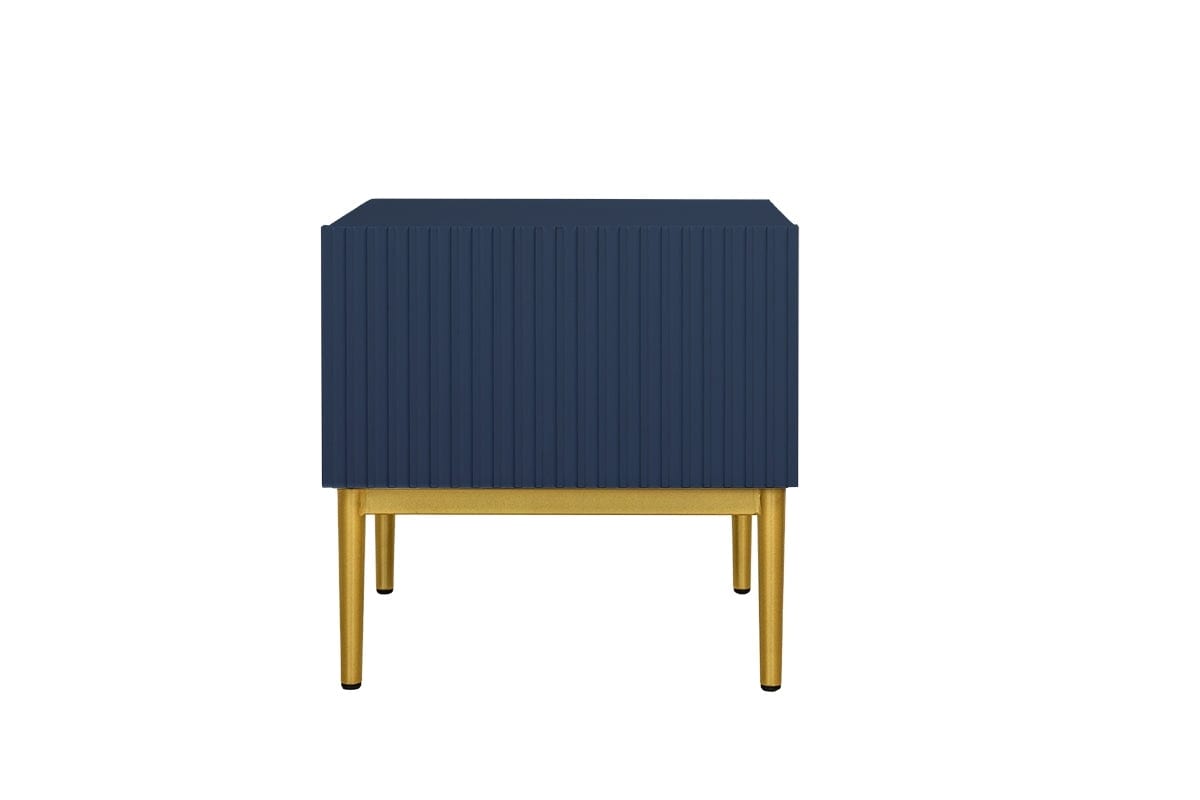 Set 2 comodini con cassetto Nicole 46-1SZ Oro (6)