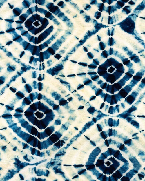 Set 3 rotoli Carta da parati digitale stampata Shibori Swirls