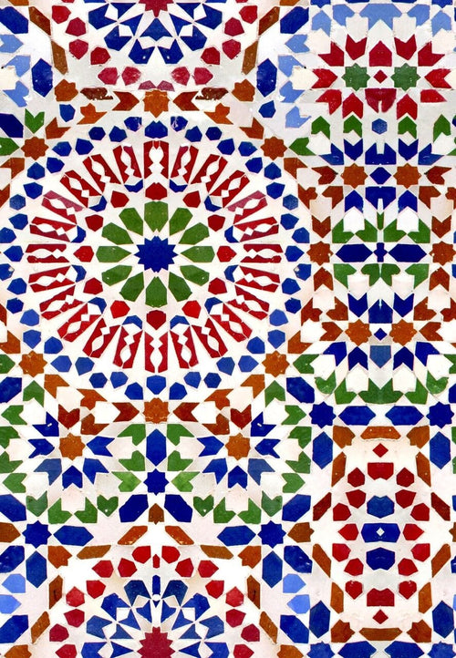 Set 3 rotoli Carta da parati stampata a mosaico digitale (1)
