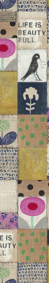 Set 3 rotoli Carta da parati stampata con collage digitale (5)