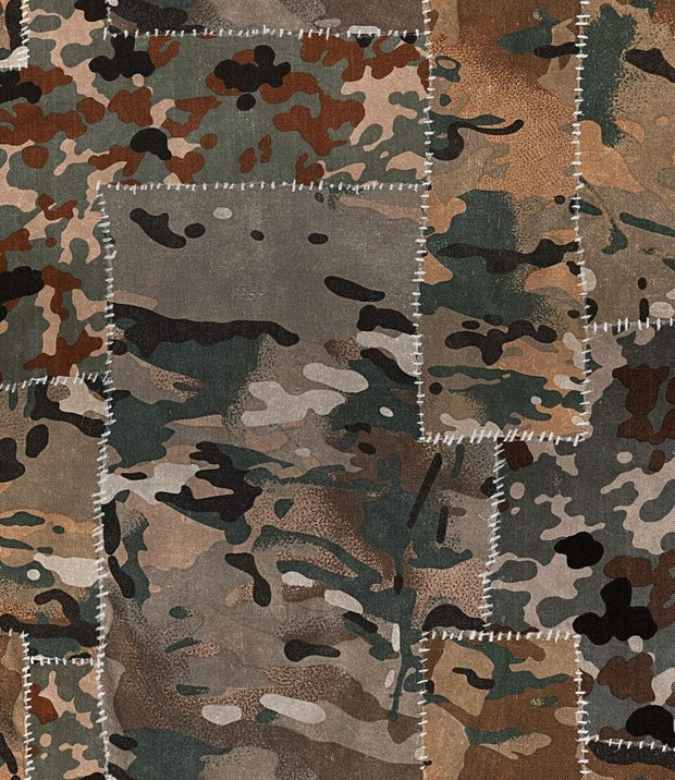 Set 3 rotoli Carta da parati stampata digitale Camo Brown (2)