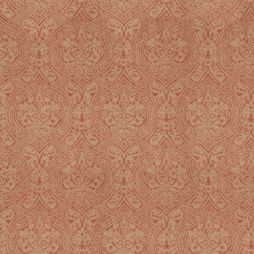 Set 3 rotoli Carta da parati stampata digitale damascata