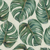 Set 3 rotoli Carta da parati stampata digitale Foglia tropicale