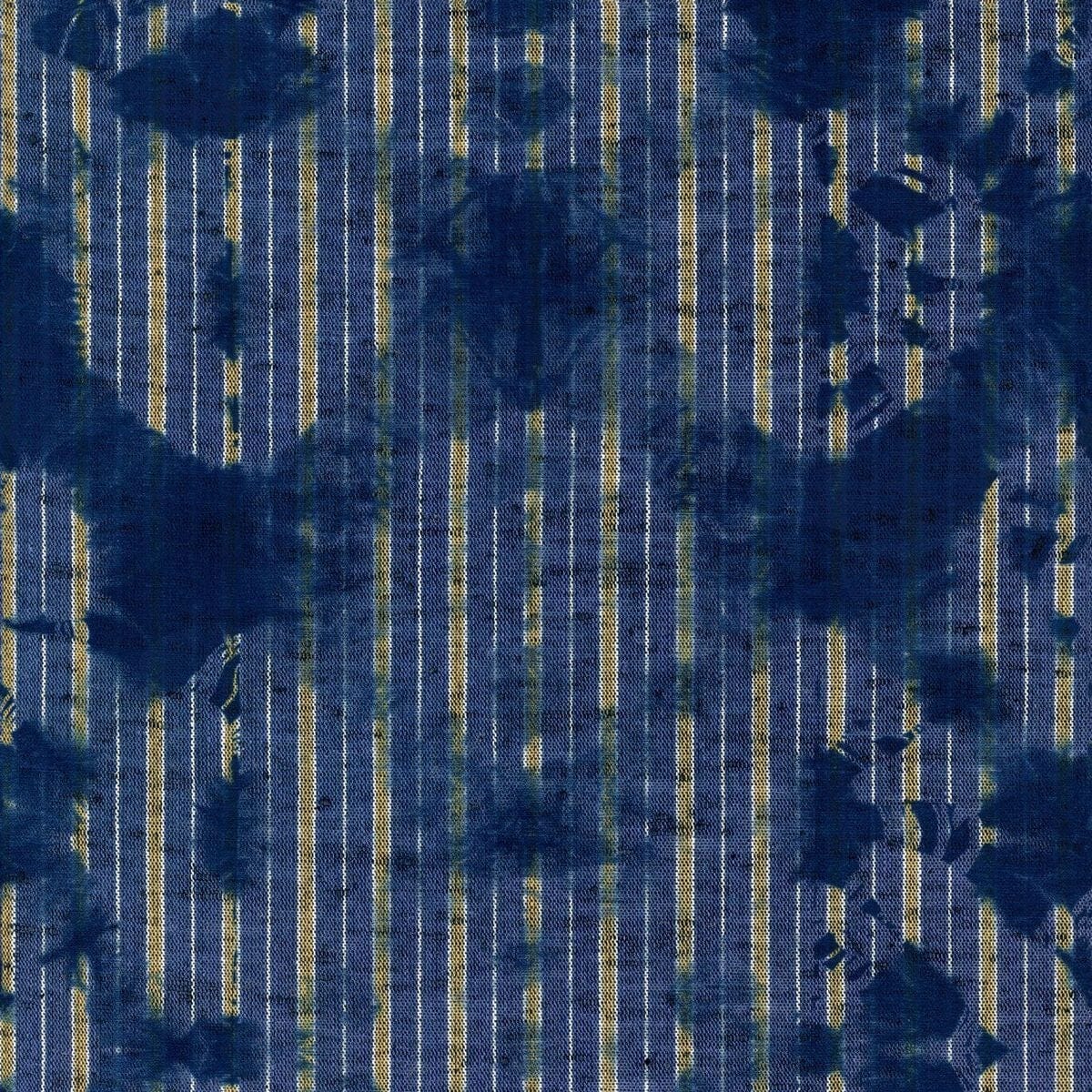 Set 3 rotoli Carta da parati stampata digitale lavata Shibori Indaco
