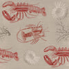Set 3 rotoli Carta da parati stampata digitale Lobster Taupe