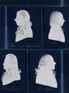 Set 3 rotoli Carta da parati stampata in digitale Ritratti olandesi Blu (1)