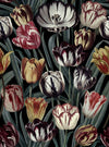 Set 3 rotoli Carta da parati stampata in digitale Tulipa Dark