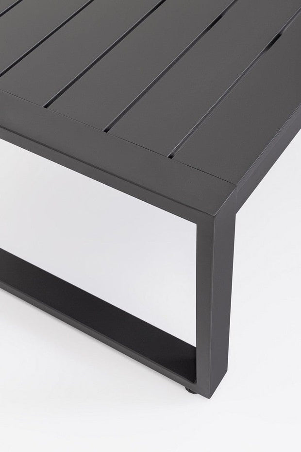 Bizzotto Set da giardino 4 posti con tavolino Kallen Antracite