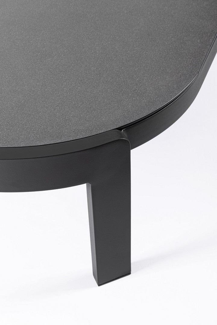 Bizzotto Set da giardino 4 posti con tavolino Presley Antracite