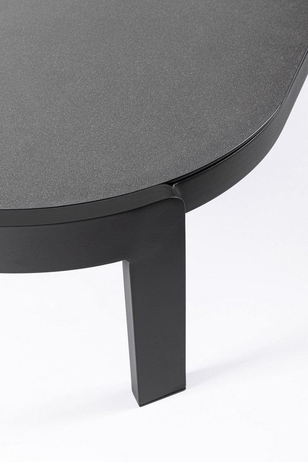 Bizzotto Set da giardino 4 posti con tavolino Presley Antracite