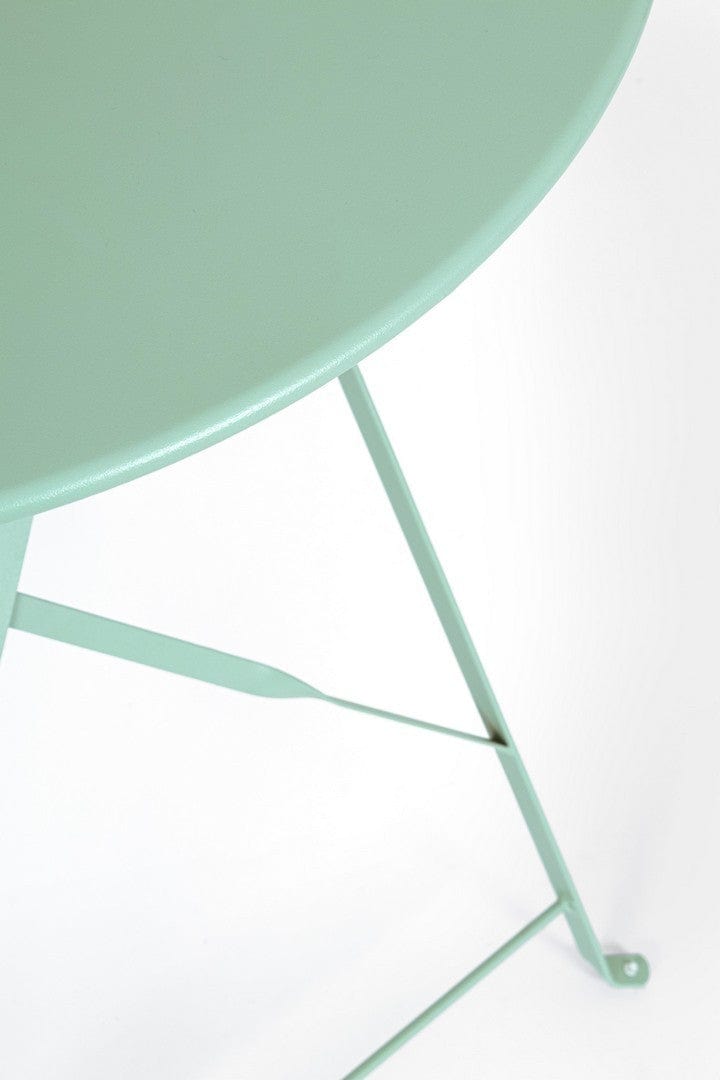 Bizzotto Set da giardino con 2 sedie ed un tavolo pieghevoli Wissant Blu