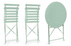 Bizzotto Set da giardino con 2 sedie ed un tavolo pieghevoli Wissant Blu