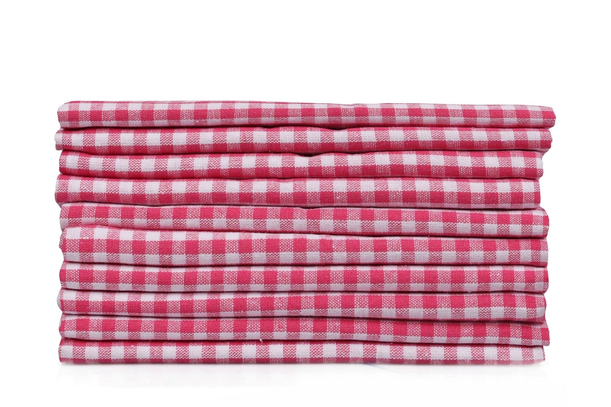 Set di 10 Strofinacci in cotone Ekose Rosa, 46 x 76 cm (2)