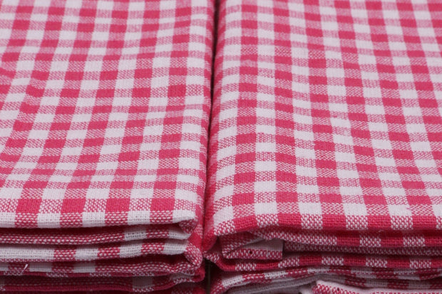 Set di 10 Strofinacci in cotone Ekose Rosa, 46 x 76 cm (4)