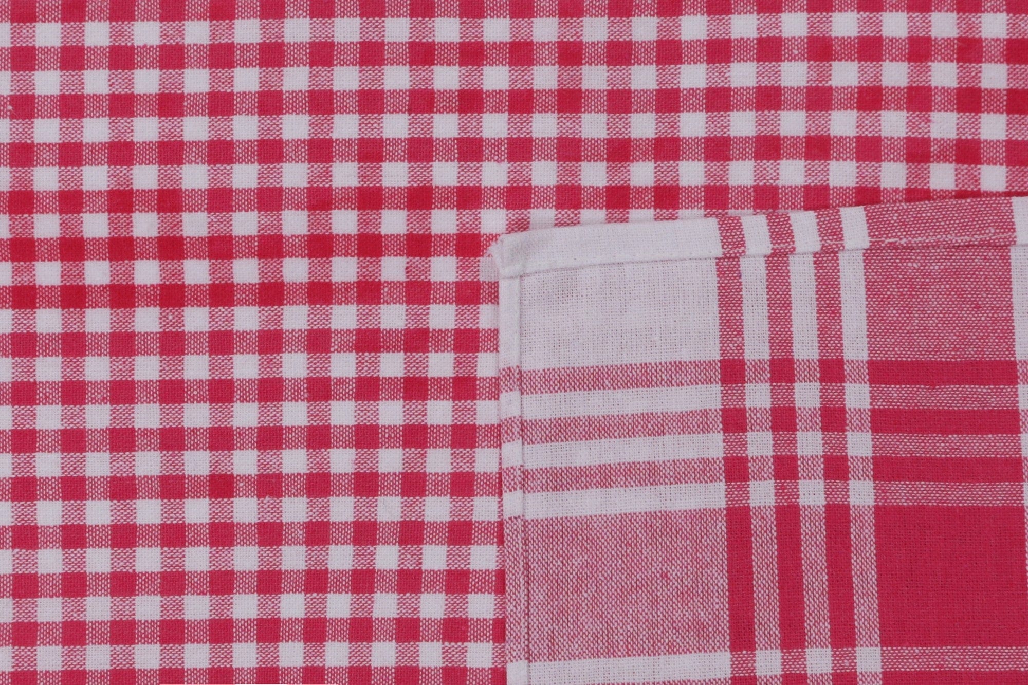 Set di 10 Strofinacci in cotone Ekose Rosa, 46 x 76 cm (5)