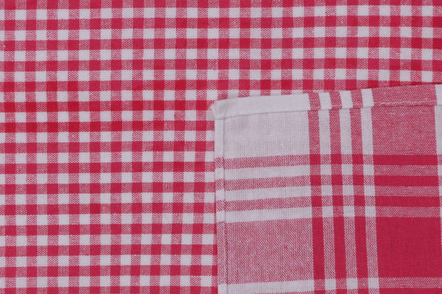 Set di 10 Strofinacci in cotone Ekose Rosa, 46 x 76 cm (5)