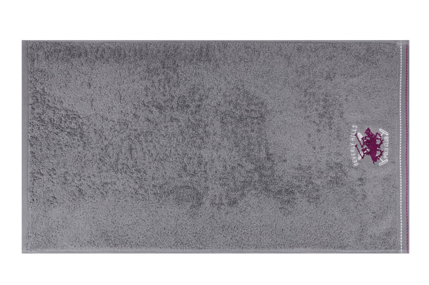 Set di 2 asciugamani cotone Beverly Hills Polo Club 201 Grigio, 70 x 140 cm (4)