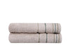 Set di 2 asciugamani cotone Beverly Hills Polo Club 204 Beige, 50 x 90 cm (2)