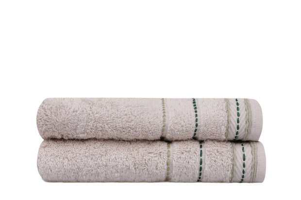 Set di 2 asciugamani cotone Beverly Hills Polo Club 204 Beige, 50 x 90 cm (2)