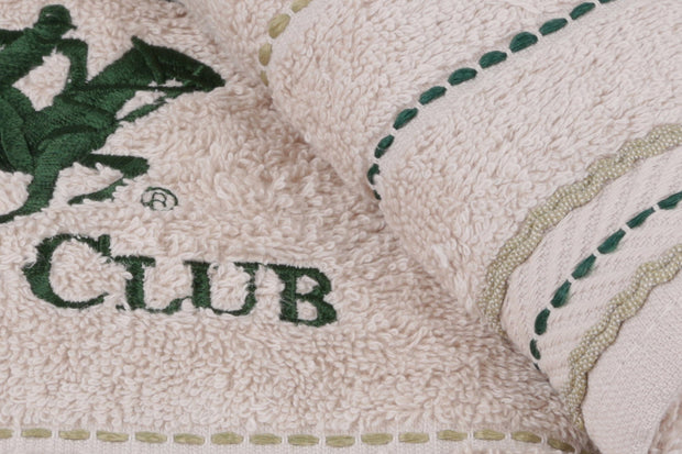 Set di 2 asciugamani cotone Beverly Hills Polo Club 204 Beige, 50 x 90 cm (4)