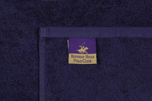 Set di 2 asciugamani cotone Beverly Hills Polo Club 401 Blu, 50 x 90 cm (4)
