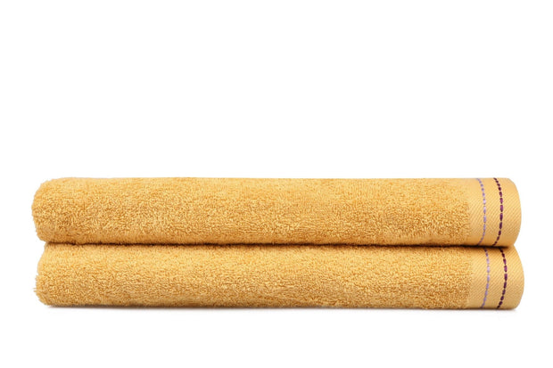 Set di 2 asciugamani cotone Beverly Hills Polo Club 401 Giallo, 70 x 140 cm (2)