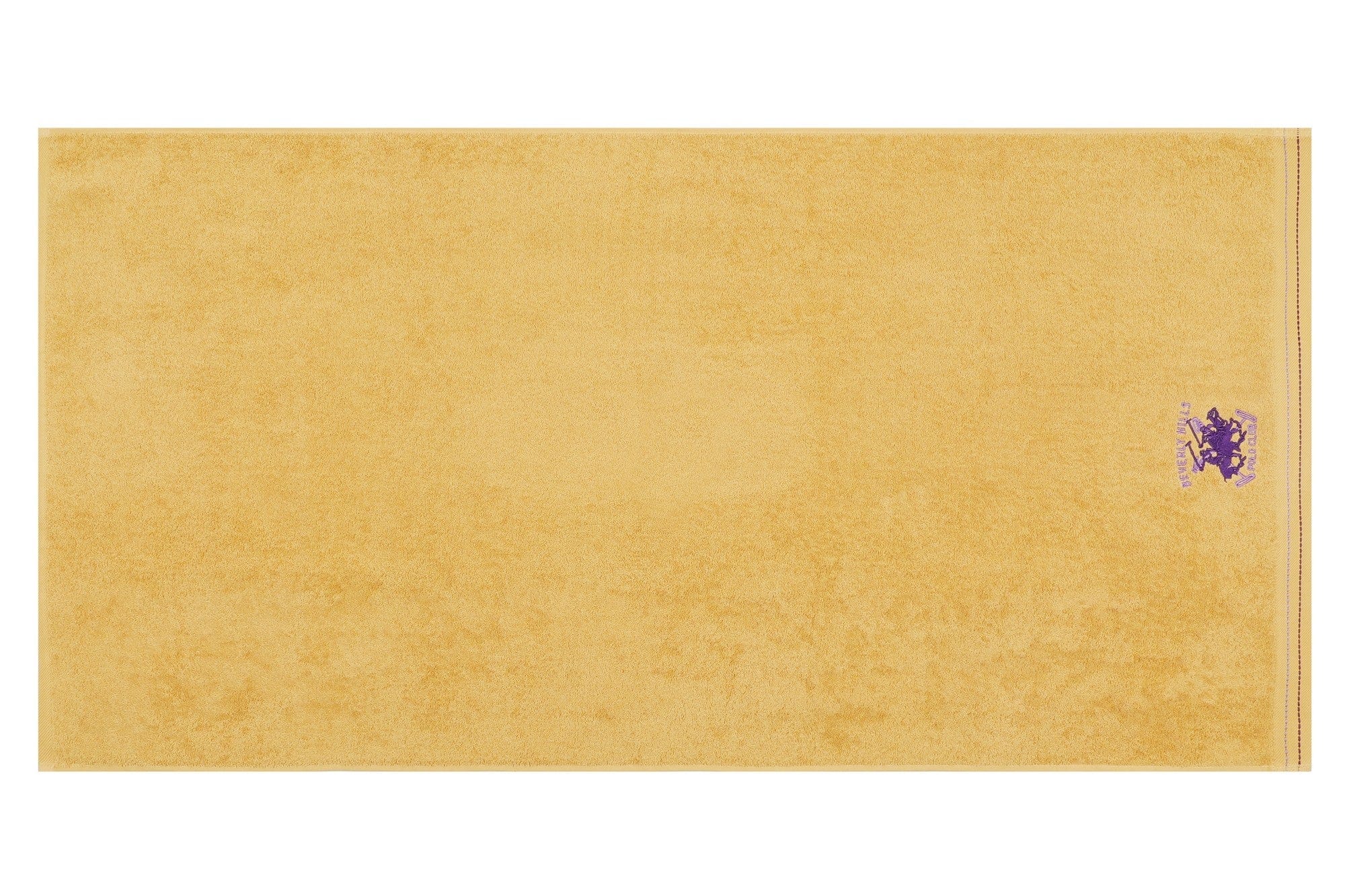 Set di 2 asciugamani cotone Beverly Hills Polo Club 401 Giallo, 70 x 140 cm (4)