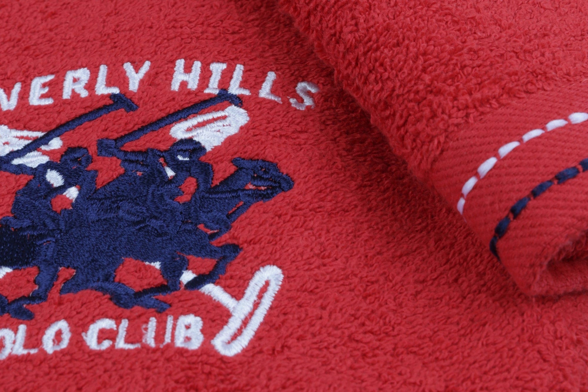 Set di 2 asciugamani cotone Beverly Hills Polo Club 401 Rosso, 50 x 90 cm (3)