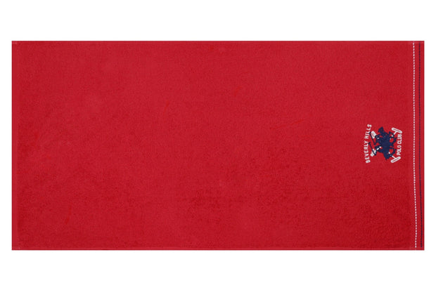 Set di 2 asciugamani cotone Beverly Hills Polo Club 401 Rosso, 50 x 90 cm (4)