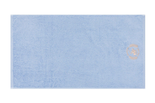 Set di 2 asciugamani cotone Beverly Hills Polo Club 402 Blu, 50 x 90 cm (4)