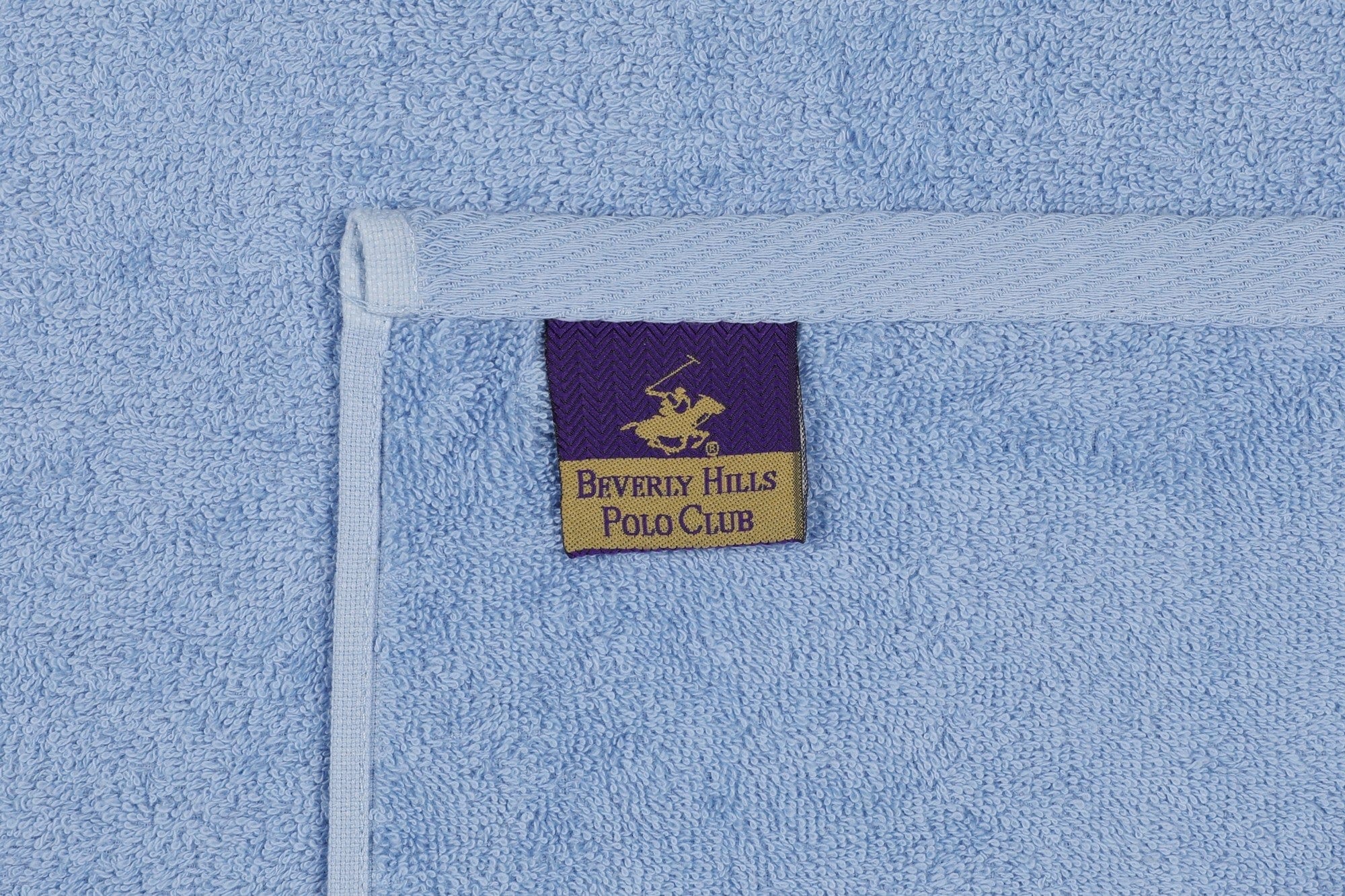 Set di 2 asciugamani cotone Beverly Hills Polo Club 402 Blu, 50 x 90 cm (5)