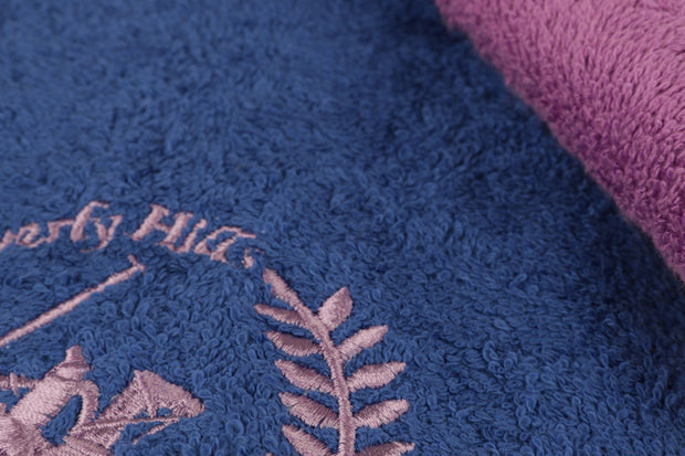 Set di 2 asciugamani cotone Beverly Hills Polo Club 402 Blu, 50 x 90 cm (3)