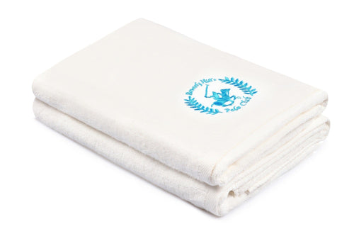 Set di 2 asciugamani cotone Beverly Hills Polo Club 402 Crema, 70 x 140 cm
