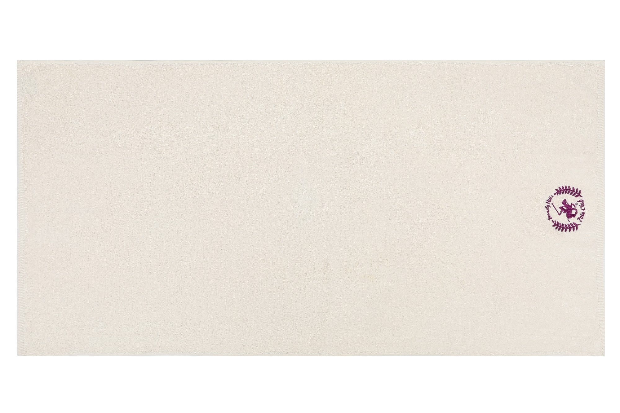 Set di 2 asciugamani cotone Beverly Hills Polo Club 402 Crema, 70 x 140 cm (3)