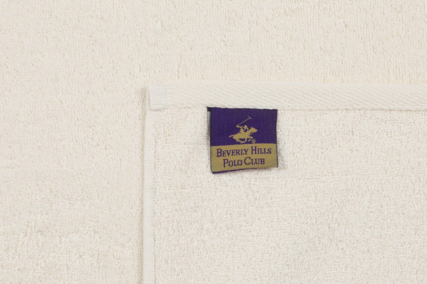 Set di 2 asciugamani cotone Beverly Hills Polo Club 402 Crema, 70 x 140 cm (5)