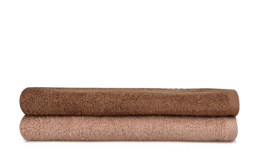 Set di 2 asciugamani cotone Beverly Hills Polo Club 402 Marrone, 50 x 90 cm (1)