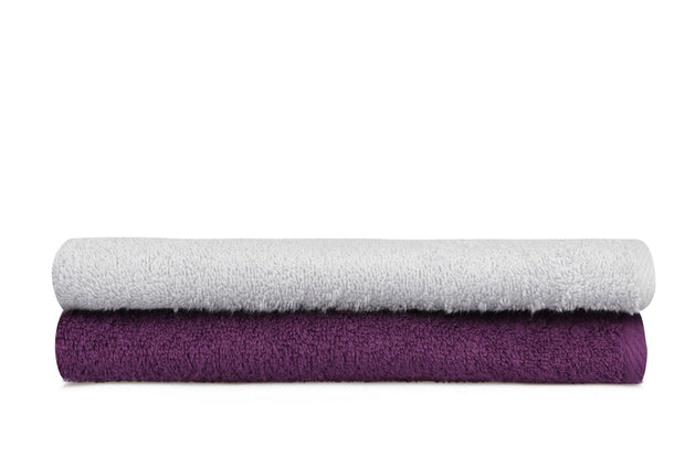 Set di 2 asciugamani cotone Beverly Hills Polo Club 402 Violetto, 50 x 90 cm (2)