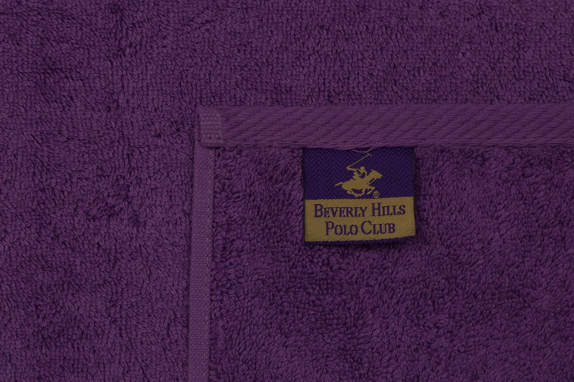 Set di 2 asciugamani cotone Beverly Hills Polo Club 402 Violetto, 50 x 90 cm (7)