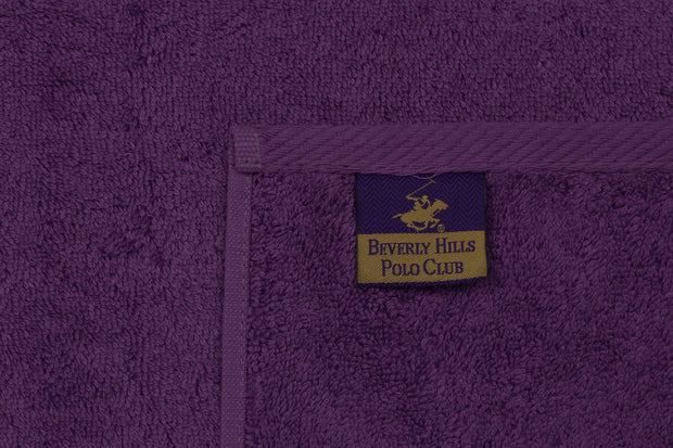Set di 2 asciugamani cotone Beverly Hills Polo Club 402 Violetto, 50 x 90 cm (7)