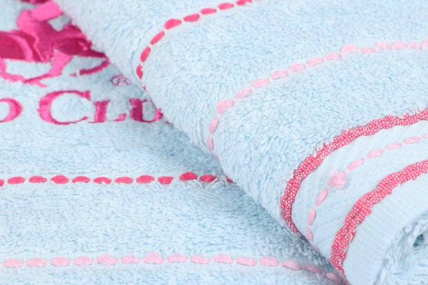 Set di 2 asciugamani cotone Beverly Hills Polo Club 403 Blu, 50 x 90 cm (3)