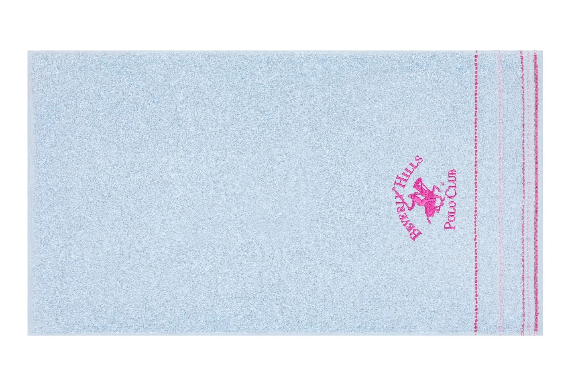 Set di 2 asciugamani cotone Beverly Hills Polo Club 403 Blu, 50 x 90 cm (4)