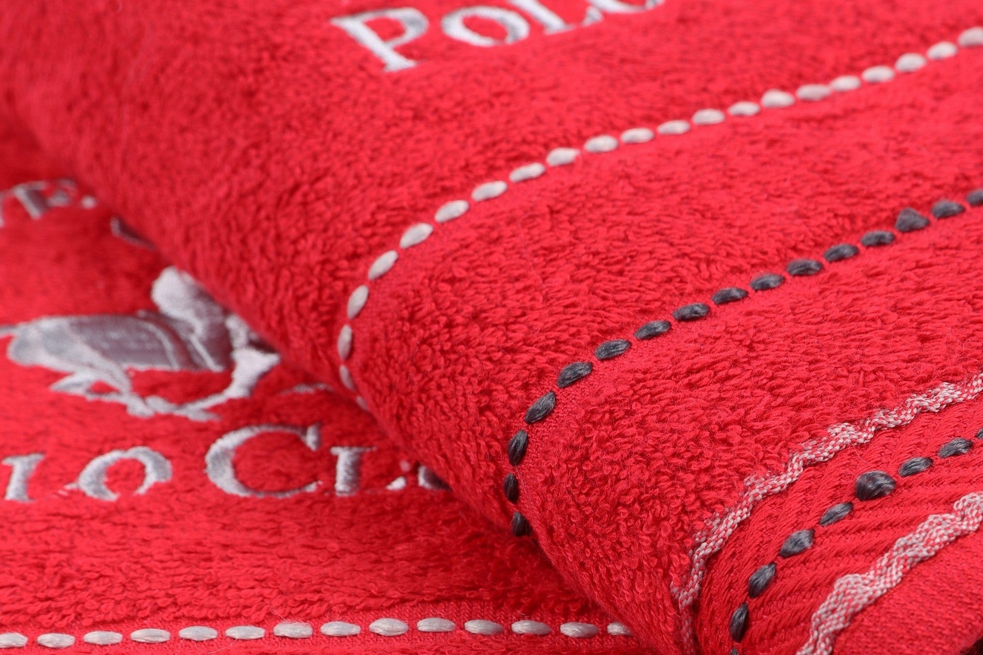 Set di 2 asciugamani cotone Beverly Hills Polo Club 403 Rosso, 50 x 90 cm (3)