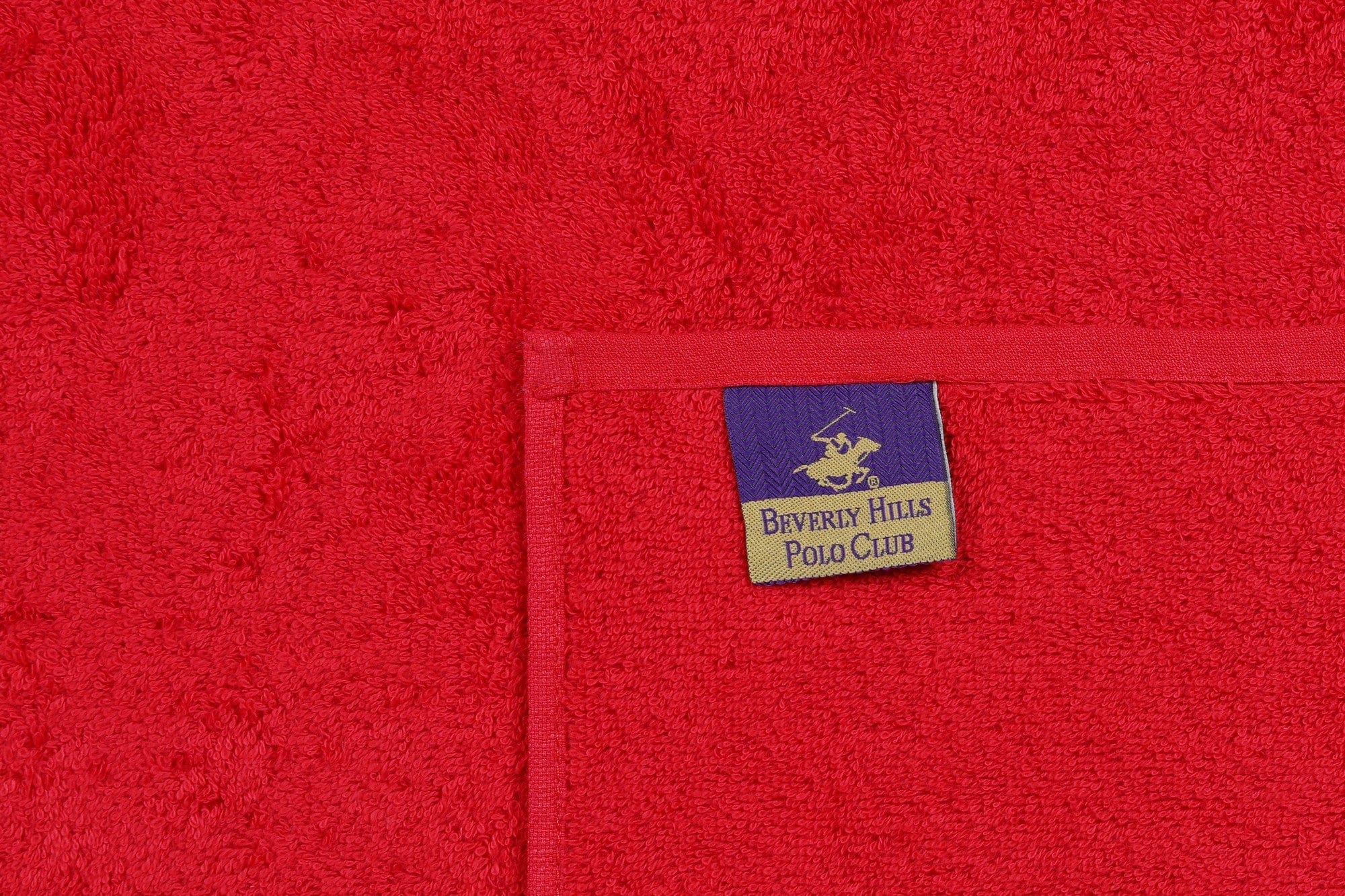 Set di 2 asciugamani cotone Beverly Hills Polo Club 403 Rosso, 50 x 90 cm (5)