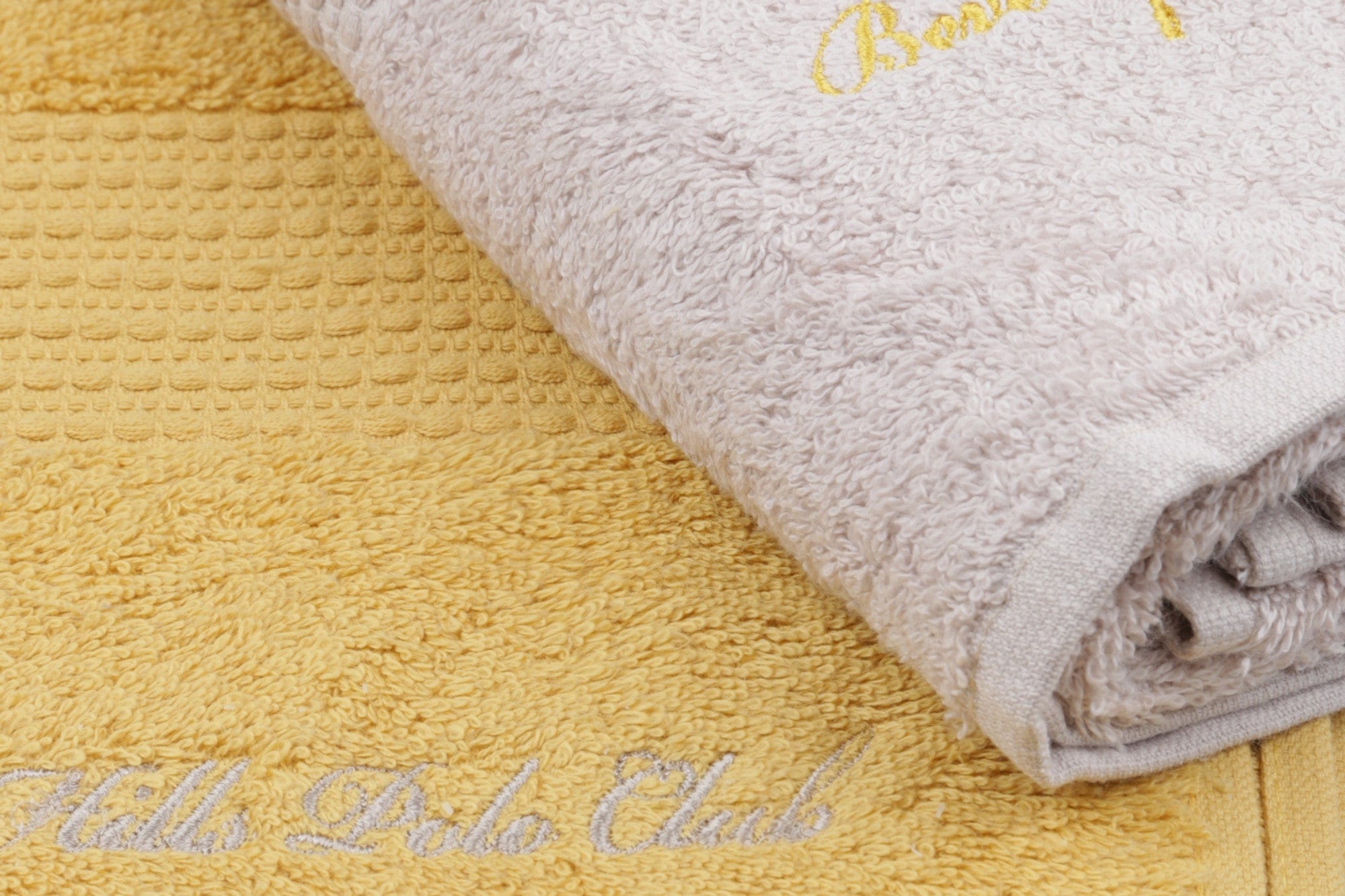 Set di 2 asciugamani cotone Beverly Hills Polo Club 404 Beige, 70 x 140 cm (3)