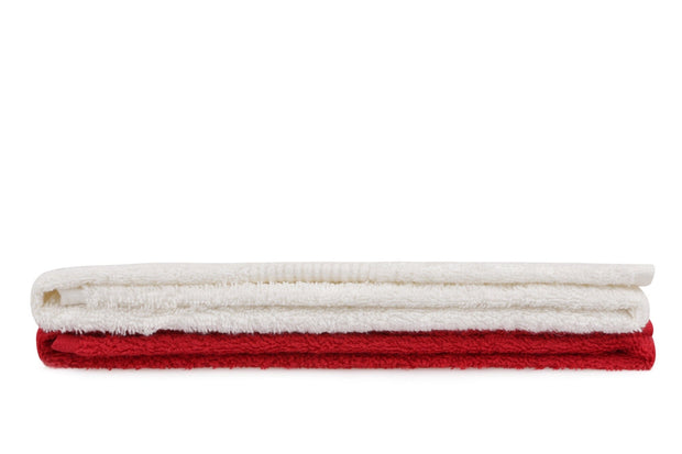 Set di 2 asciugamani cotone Beverly Hills Polo Club 404 Bianco, 50 x 90 cm (2)