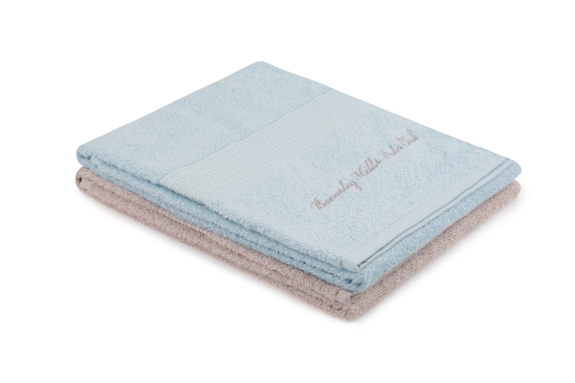 Set di 2 asciugamani cotone Beverly Hills Polo Club 404 Blu, 50 x 90 cm