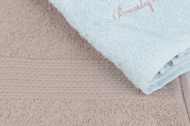 Set di 2 asciugamani cotone Beverly Hills Polo Club 404 Blu, 70 x 140 cm (3)