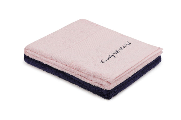 Set di 2 asciugamani cotone Beverly Hills Polo Club 404 Rosa, 50 x 90 cm